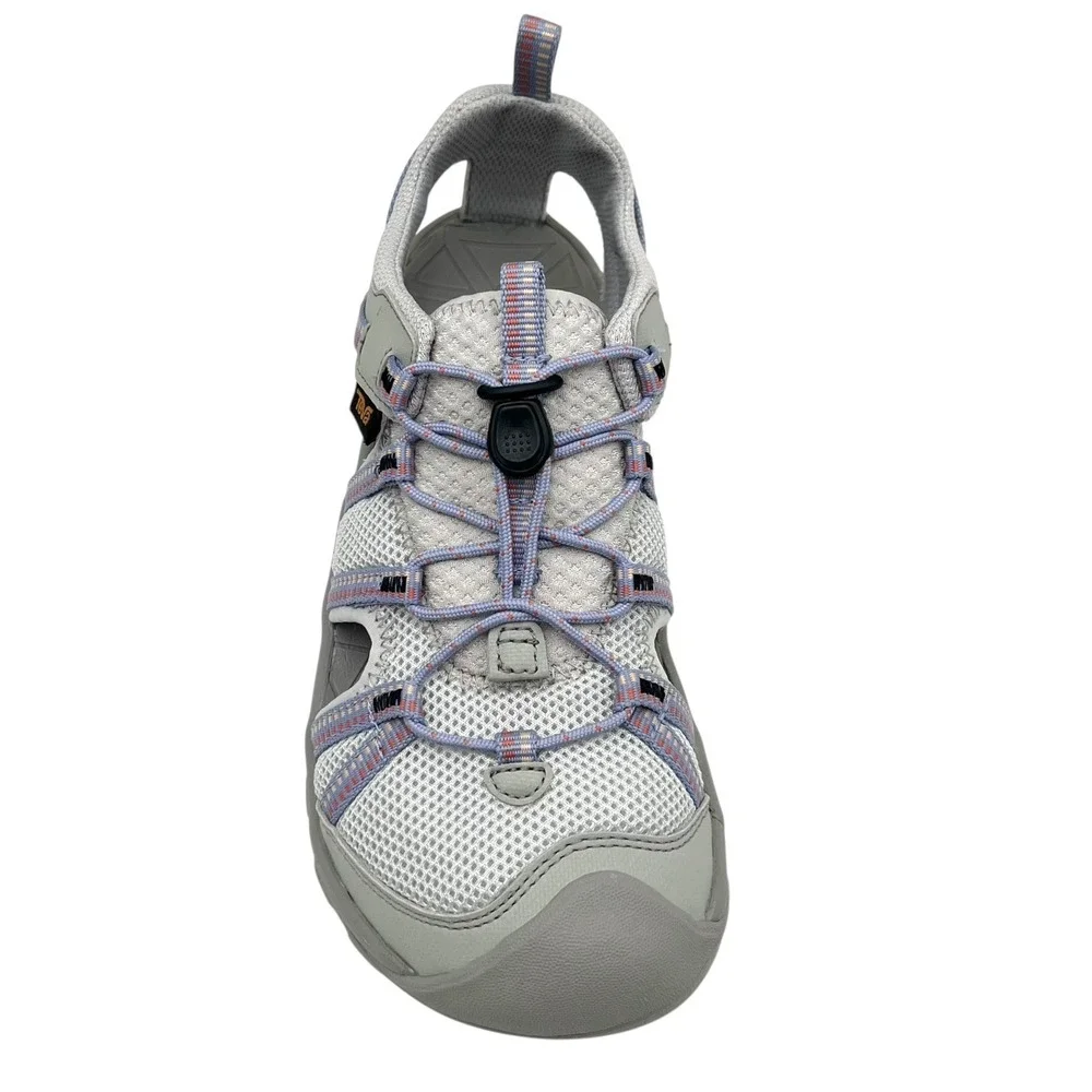 Teva Manatee Youth Girls Sport Sandals Size 1 Gray‎ Lavender Closed Toe Shoes